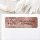 Search for blush pink and gold return address labels Glam