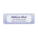 Search for modern chevron return address labels Bold