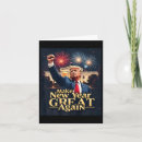Search for trump new years cards Make america great again
