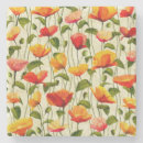 Search for poppies coasters Pattern