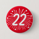 Search for festive red buttons Happy
