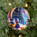 Search for gnome ceramic ornaments Fantasy