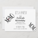 Search for xoxos birthday invitations Girly