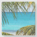 Recherche de plage tropicale dessous de verres Palmier