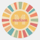 Recherche de motif géométrique coloré autocollants Rayures