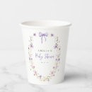 Recherche de baby shower gobelets papier Petite fille