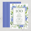 Search for blue hydrangea birthday invitations Floral