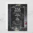 Search for til death do us part wedding invitations Black and white