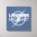 Search for flash canvas prints Lightning bolt logo