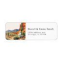 Search for saguaro cactus return address labels Arizona