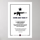 Search for 2nd amendment posters Come and take it