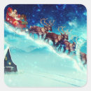 Search for old time stickers Santa claus