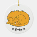 Search for ginger cat ornaments Feline