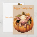 Search for pig thanksgiving cards Animal