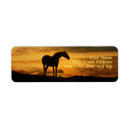 Search for horse return address labels Equine