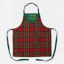 Search for stewart tartan plaid aprons Red