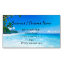 Search for tropical business cards Sea