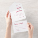 Search for red tri invitations Simple