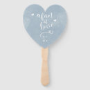 Search for rustic wedding hand fans Heart