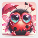 Search for cartoon ladybird stickers Insect