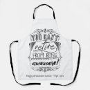 Search for funny retirement aprons Typography