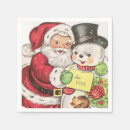Search for santa napkins Retro