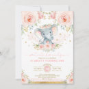 Recherche de pink elephant invitations Baby girl