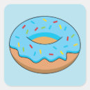 Search for cartoon doughnuts stickers Blue