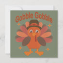 Search for cartoon turkeys invitations Gobble gobble