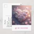 Recherche de cœur cartes postales Romance