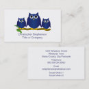 Recherche de conception de hibou cartes visite Pour tous