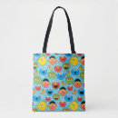 Search for elmo and cookie monster tote bags Ernie