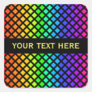 Recherche de motif abstrait autocollants Arc en ciel