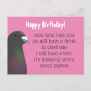 Search for pigeon birthday cards Humour