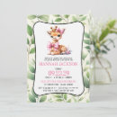Search for pink giraffe baby shower invitations Simple