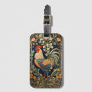 Recherche de coq bagages étiquettes Vintage