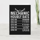 Search for funny mechanic postcards Workshop