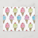 Recherche de motif kawaii cartes postales Dessert