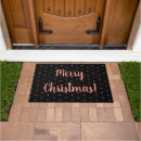 Search for black gold christmas doormats Trendy