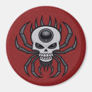 Search for evil skull magnets Halloween