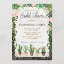Search for cactus bridal shower invitations Mexican