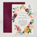 Search for rustic burgundy wedding invitations Autumn