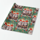 Search for opossum wrapping paper Santa