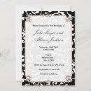 Recherche de black and white mariage invitations Classique