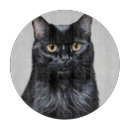 Recherche de chat planches à découper Noir