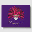 Search for masquerade guest books Elegant