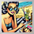 Search for retro cocktail posters Beach
