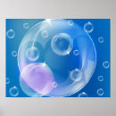 Search for floating bubbles posters Fun