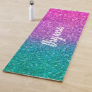 Search for sparkly yoga mats Girly