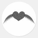 Recherche de ange gothique autocollants Coeur